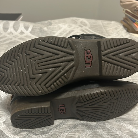 Ugg Australia Women Kesey Leather Waterproof Boots shoes sz 8. Preworn. - Picture 2 of 13